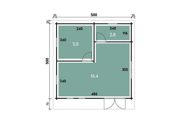 Grote foto tuinhuis stilo 5050 tuin en terras tuinhuisjes en blokhutten