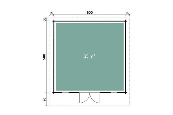 Grote foto tuinhuis solto 5050 tuin en terras tuinhuisjes en blokhutten