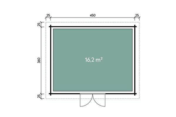 Grote foto tuinhuis pisa 4536 tuin en terras tuinhuisjes en blokhutten