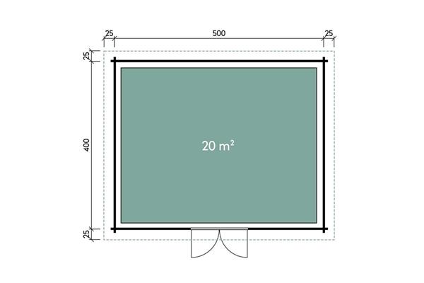 Grote foto tuinhuis palmi 5040 tuin en terras tuinhuisjes en blokhutten