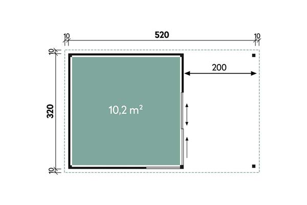 Grote foto tuinhuis mura 5232 tuin en terras tuinhuisjes en blokhutten