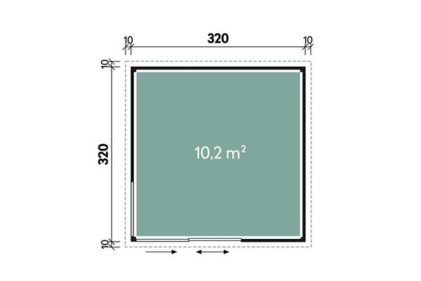 Grote foto tuinhuis mura 3232 tuin en terras tuinhuisjes en blokhutten