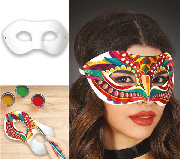 Grote foto witte oogmasker beschilderbaar verzamelen overige verzamelingen