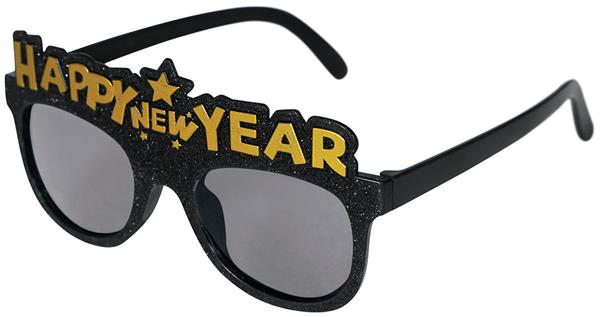 Grote foto happy new year bril zwart goud verzamelen overige verzamelingen