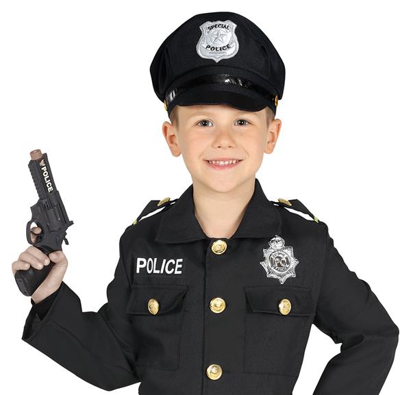 Grote foto politie pet zwart kind verzamelen overige verzamelingen