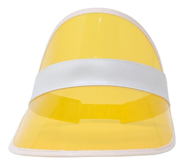 Grote foto neon 80s zonneklep geel 25cm verzamelen overige verzamelingen