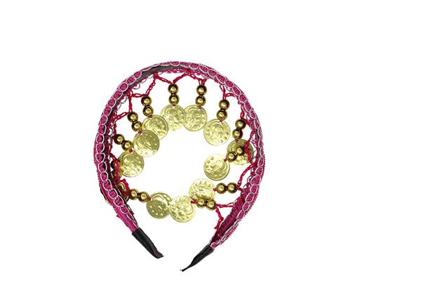 Grote foto goud roze hoofdband munten verzamelen overige verzamelingen