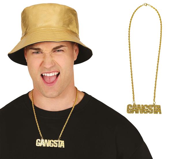 Grote foto gouden ketting gangsta verzamelen overige verzamelingen