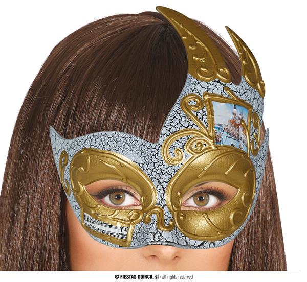 Grote foto venetiaans oogmasker goud verzamelen overige verzamelingen