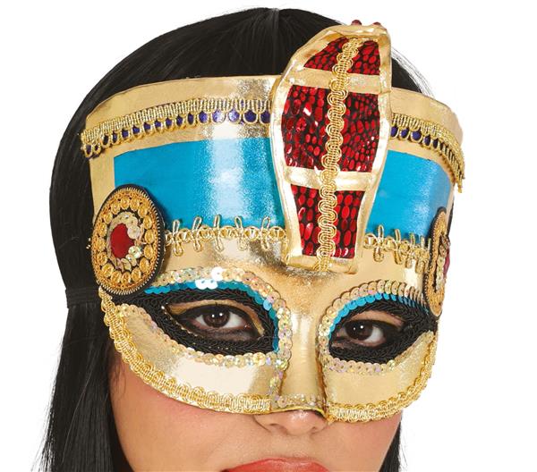 Grote foto cleopatra oogmasker goud verzamelen overige verzamelingen