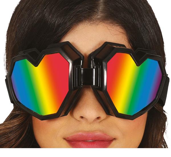 Grote foto hartjes skibril regenboog verzamelen overige verzamelingen