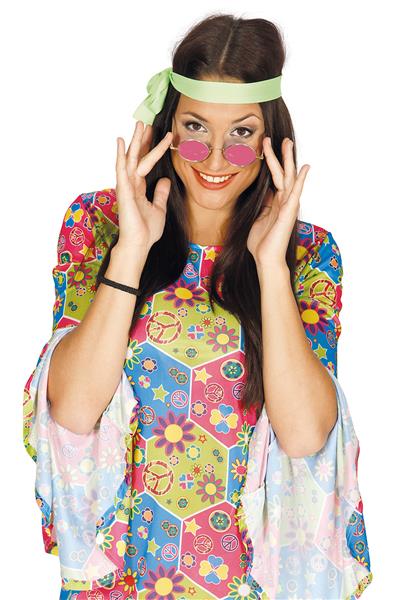 Grote foto hippie 60s bril roze 12 5cm verzamelen overige verzamelingen
