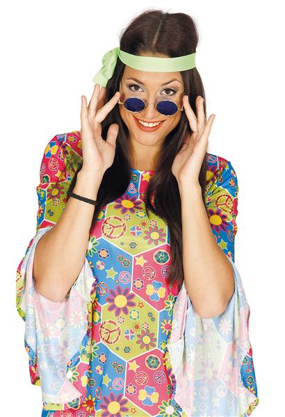 Grote foto hippie 60s bril blauw 12 5cm verzamelen overige verzamelingen