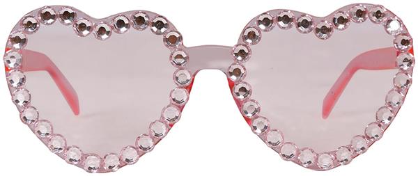 Grote foto hartjes bril roze diamantjes verzamelen overige verzamelingen