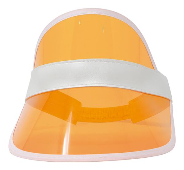 Grote foto neon 80s zonneklep oranje 25cm verzamelen overige verzamelingen