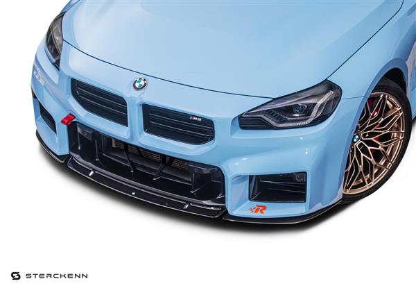 Grote foto dit betreft een bmw g87 m2 carbon sterckenn voorlip splitter auto onderdelen tuning en styling