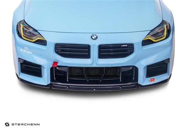 Grote foto dit betreft een bmw g87 m2 carbon sterckenn voorlip splitter auto onderdelen tuning en styling