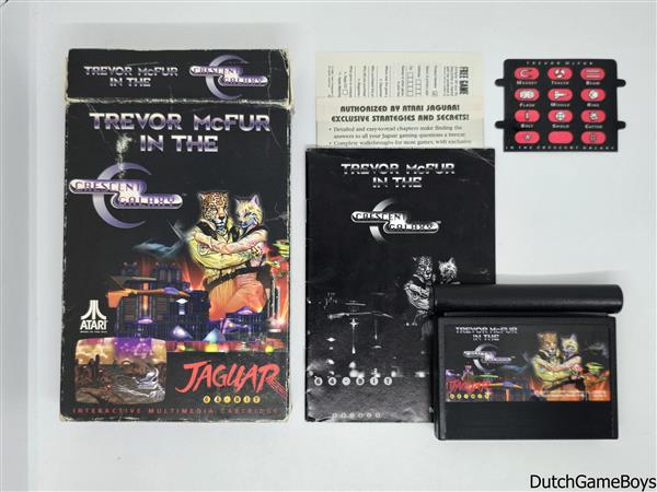 Grote foto atari jaguar trevor mcfur in the cresent galaxy boxed spelcomputers games overige games