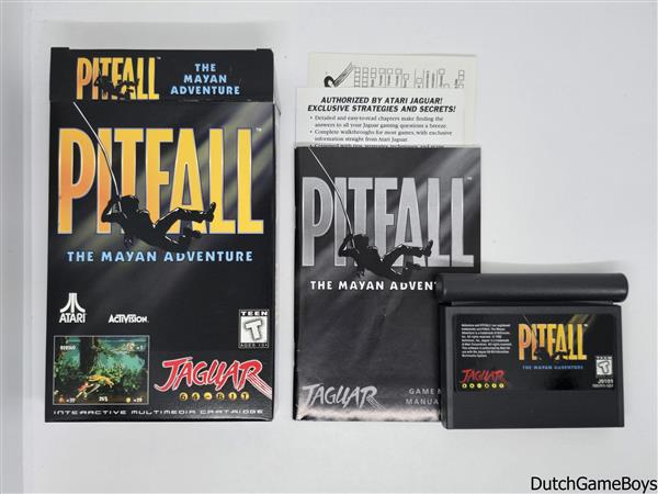Grote foto atari jaguar pitfall the mayan adventure spelcomputers games overige games