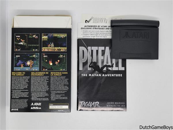 Grote foto atari jaguar pitfall the mayan adventure spelcomputers games overige games