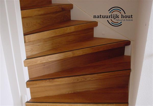 Grote foto traprenovatie eiken overzettreden huis en inrichting parket en laminaat