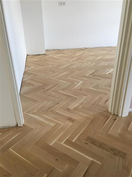 Grote foto eiken parketvloer visgraatvloer huis en inrichting parket en laminaat