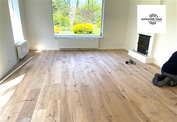 Grote foto eiken lamelparketvloerr 18 cm breed huis en inrichting parket en laminaat