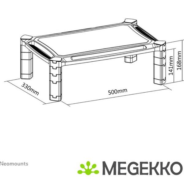 Grote foto neomounts nsmonitor20 monitor laptop standaard computers en software overige computers en software