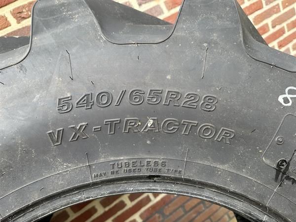 Grote foto bridgestone banden set 540 65 28 type vx r nieuw agrarisch wielen