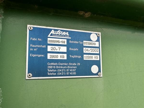 Grote foto allstar haakarm container bak met afdekking doe het zelf en verbouw containers