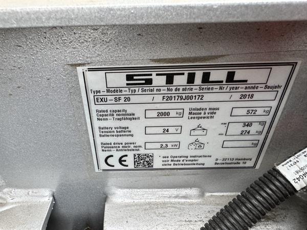 Grote foto vs 21971 elektrische palletwagen still bj2018 2.000kg doe het zelf en verbouw hefwerktuigen