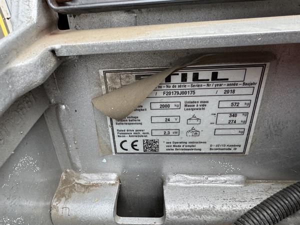 Grote foto vs 21972 elektrische palletwagen still bj2018 2.000kg doe het zelf en verbouw hefwerktuigen