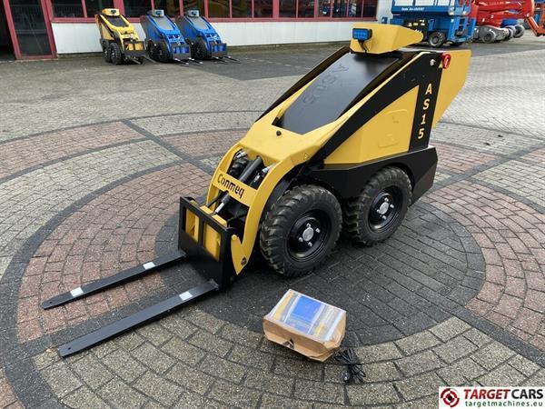 Grote foto conmeq as15 mini skid steer electric wheel loader agrarisch shovels