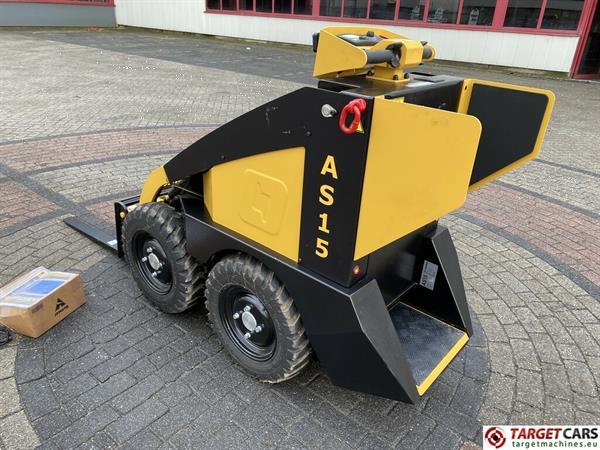 Grote foto conmeq as15 mini skid steer electric wheel loader agrarisch shovels