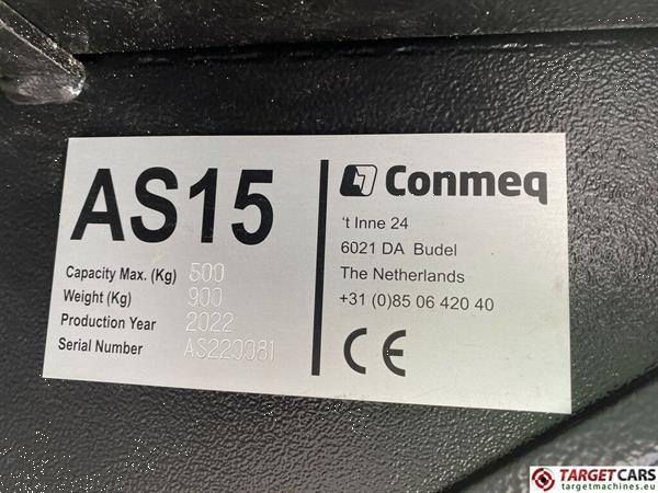 Grote foto conmeq as15 mini skid steer electric wheel loader agrarisch shovels
