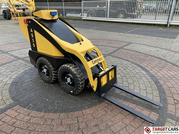 Grote foto conmeq as15 mini skid steer electric wheel loader agrarisch shovels