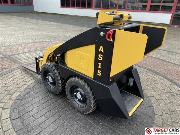 Grote foto conmeq as15 mini skid steer electric wheel loader agrarisch shovels