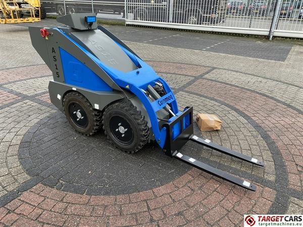 Grote foto conmeq as15 mini skid steer electric wheel loader agrarisch shovels