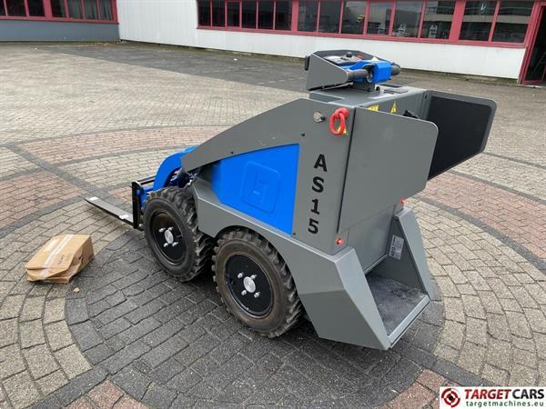 Grote foto conmeq as15 mini skid steer electric wheel loader agrarisch shovels