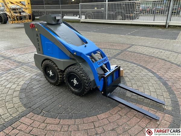 Grote foto conmeq as15 mini skid steer electric wheel loader agrarisch shovels