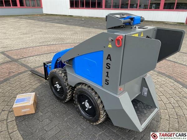 Grote foto conmeq as15 mini skid steer electric wheel loader agrarisch shovels