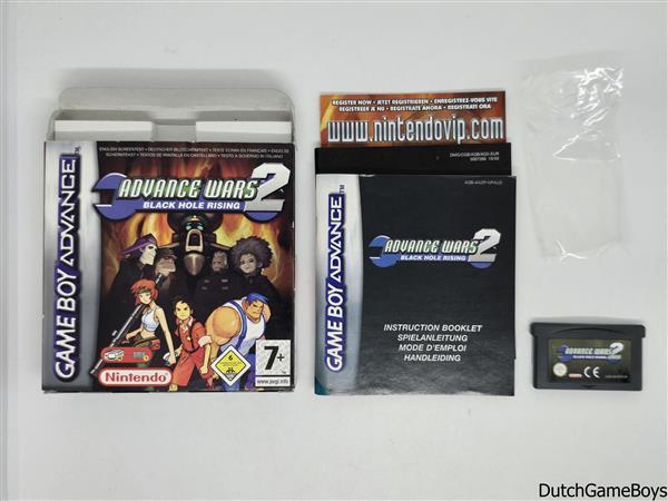 Grote foto gameboy advance gba advance wars 2 black hole rising neu6 spelcomputers games overige nintendo games