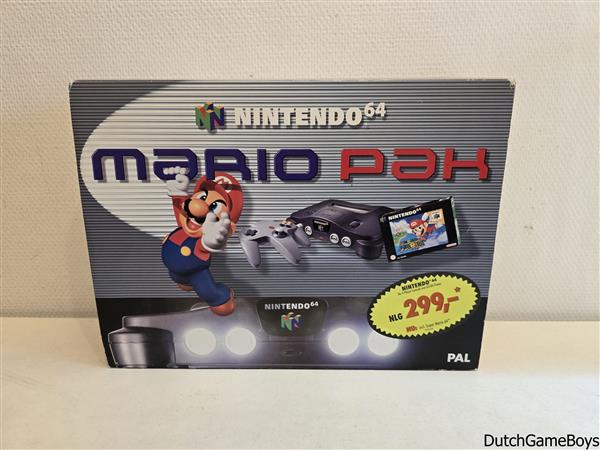 Grote foto nintendo 64 n64 console mario pak sleeve boxed spelcomputers games overige merken