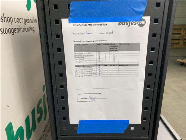 Grote foto modul gebruikte bedrijfswagen inrichting nr 1784 auto onderdelen overige auto onderdelen