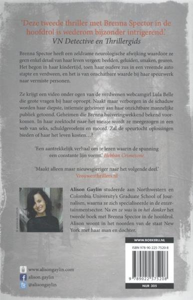 Grote foto in het donker brenna spector 2 boeken thrillers