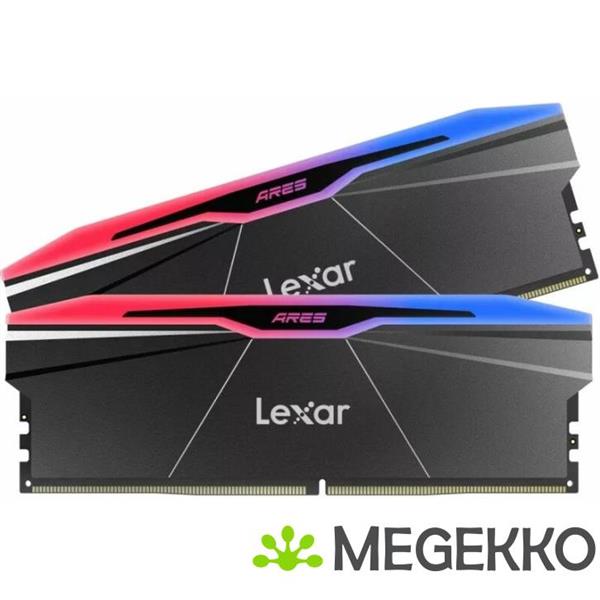 Grote foto lexar ddr5 ares rgb 2x24gb 7600 computers en software harde schijven