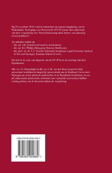 Grote foto procesfinanciering door derden een oplossing of een probleem nvvp reeks 37 boeken wetenschap