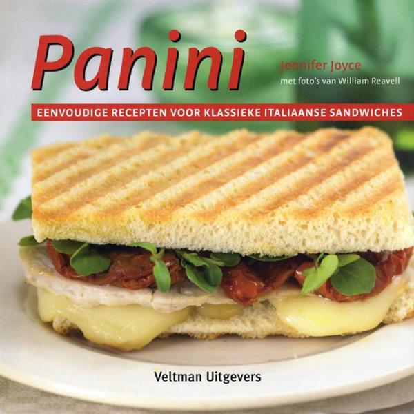 Grote foto panini boeken kookboeken