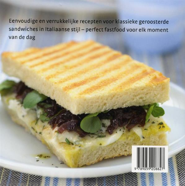 Grote foto panini boeken kookboeken