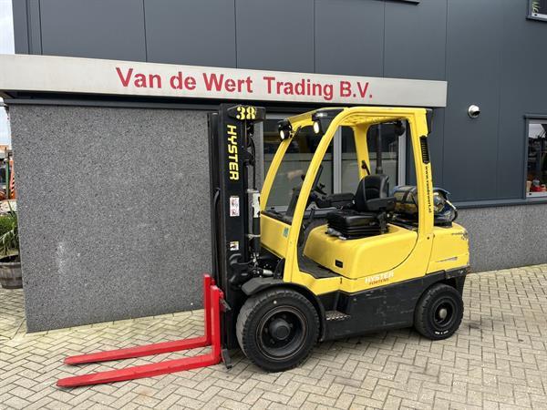 Grote foto hyster h3.0ft heftruck triplo 460 freelift 3e functie 2008 lpg agrarisch heftrucks